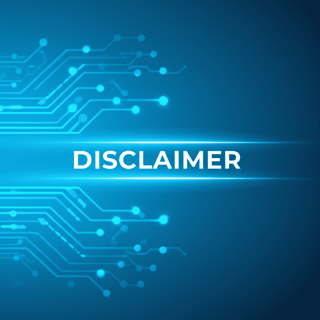 Important Disclaimer Sign with Construction Calculator OSRS tools in background